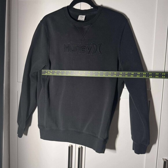 Hurley Women's Pull over Sweater Fleece Crew Black SMALL - Picture 2 of 7